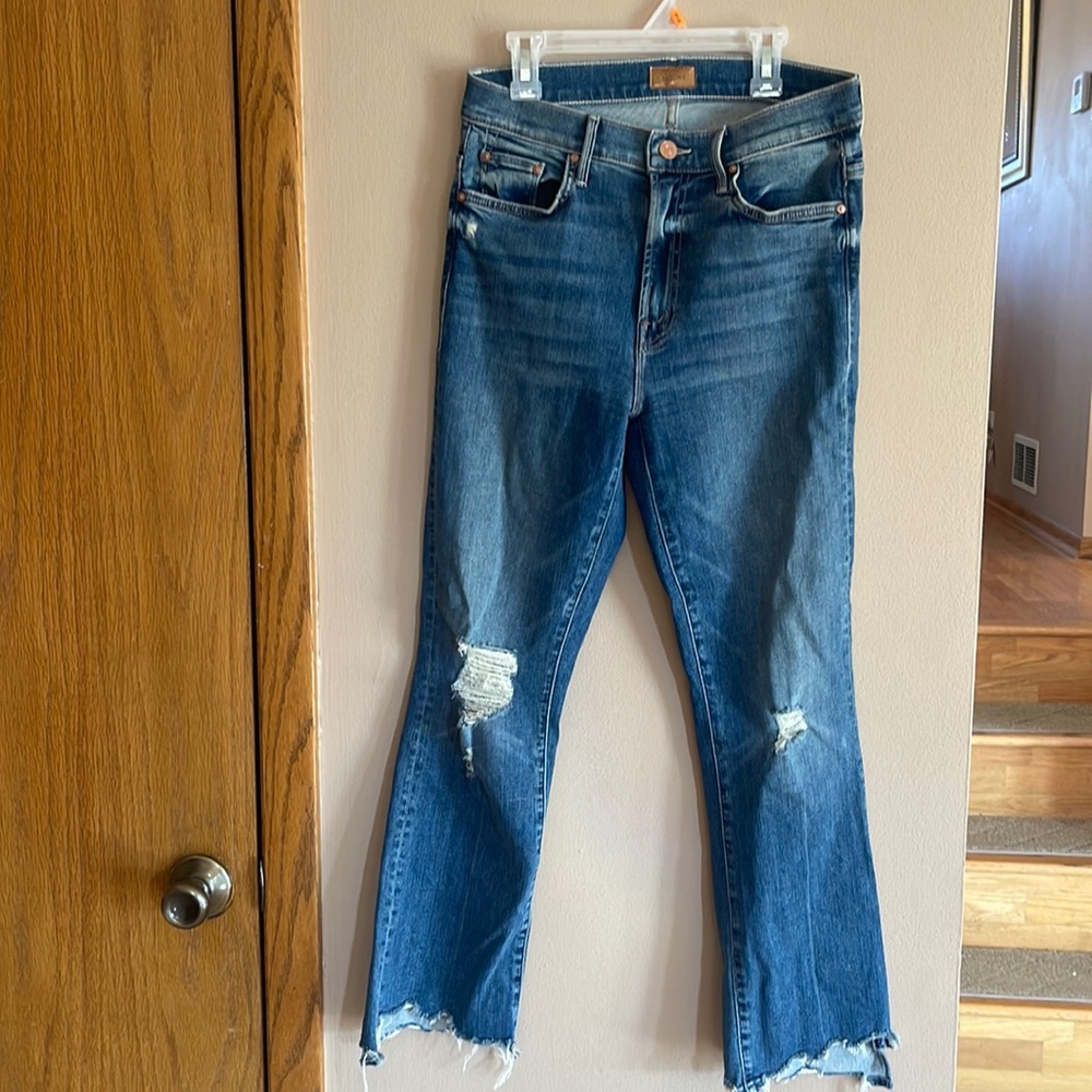 Mother the insider crop step chew